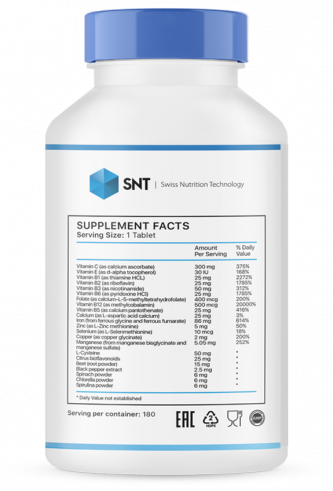 SNT Hema Complex, 180 таблеток