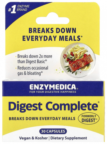 Enzymedica Digest, Дайджест, 30 капсул