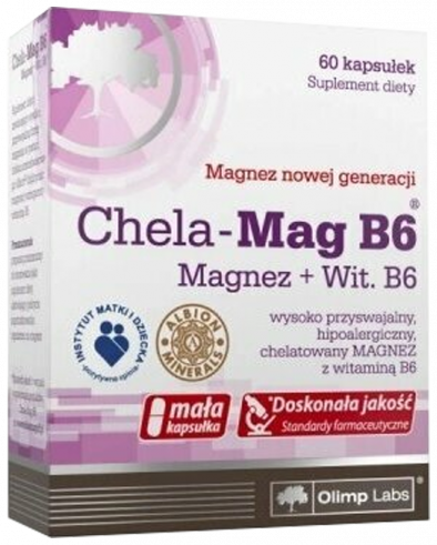 Olimp Labs Chela Mag B6, Хела Маг B6, 60 капсул