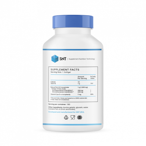 SNT Omega-3 Mega, Омега-3 Мега, 180 капсул