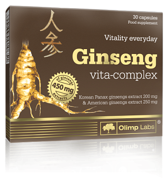 Olimp Labs Ginseng Vita-Complex, Жень Шень Вита-Комплекс, 30 капсул