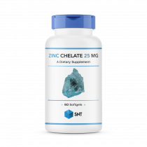 SNT Zinc Chelate 25 mg, Цинк Хелат 25 мг, 60 капсул