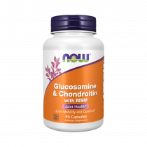 NOW Glucosamine &amp; Chondroitin with MSM, 90 капсул
