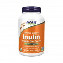 NOW Inulin, Инулин - пребиотик, 227 грамм